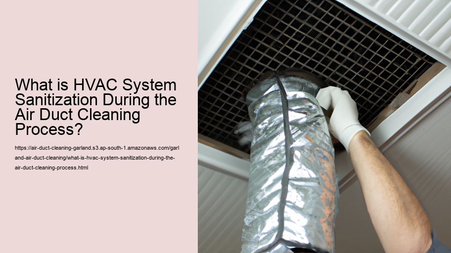 What is HVAC System Sanitization During the Air Duct Cleaning Process?